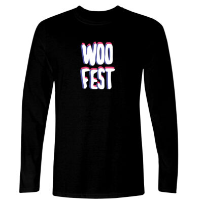 Woo Fest - GD11 Softstyle® Adult Long Sleeve T-Shirt Thumbnail