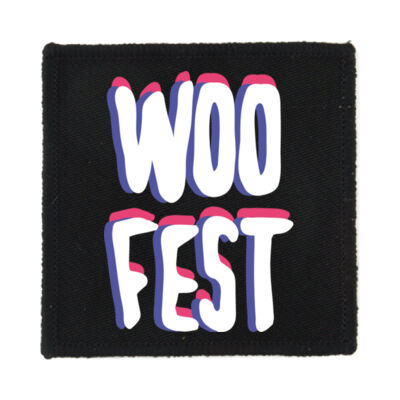 Woo Fest - PS01 8cm Square Sew-On Patch Thumbnail