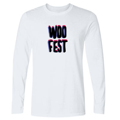 Woo Fest - GD11 Softstyle® Adult Long Sleeve T-Shirt Thumbnail